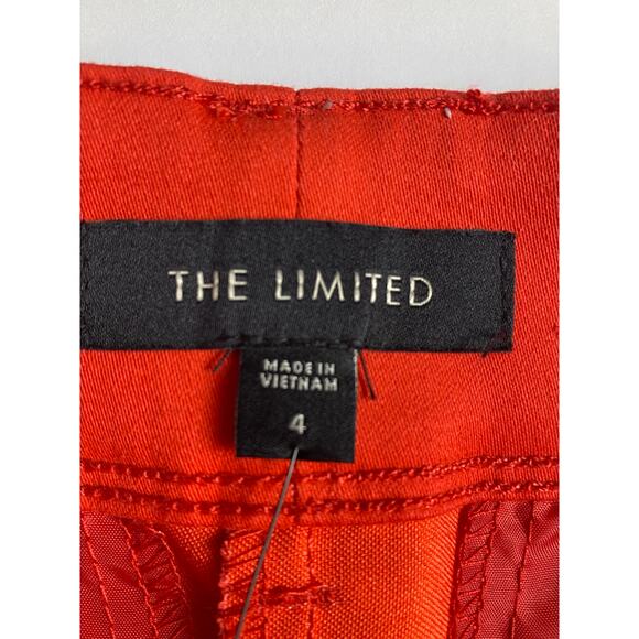 The Limited Red Tailored 5" Shorts Women's Size 4 NWT - Picture 5 of 10